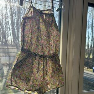 Floral Sleeveless Romper GAP kids Small